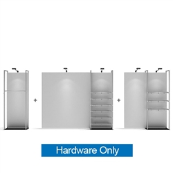 19ft x 8ft Waveline Merchandiser Kit 04 | Hardware Only