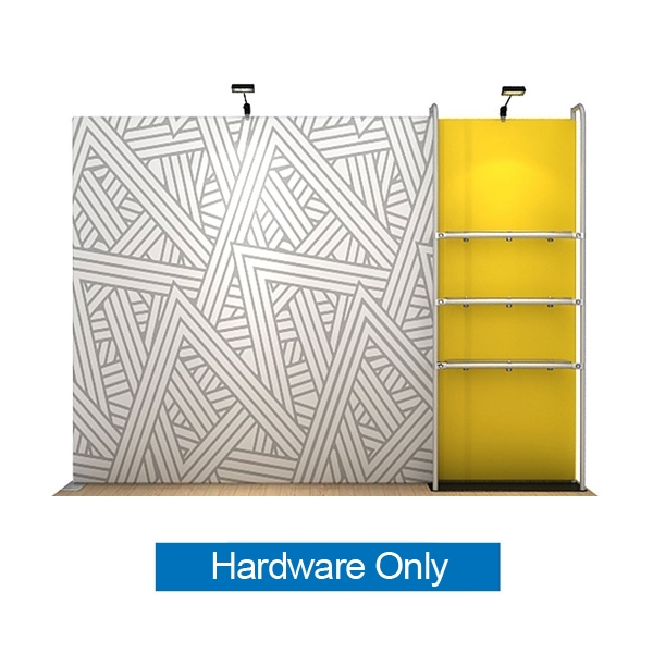 10ft x 8ft Waveline Merchandiser Kit 17 | Hardware Only