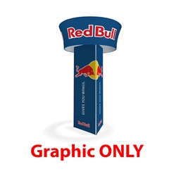 10' x 42" Makitso Blimp Triangular Tower and Tube Tapered - Graphic Only. â€‹Built-on a banner frame system made from a lightweight extruded aluminum frames wrapped in a vibrant dye-sublimation graphic print.
