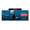 20ft Orca B Waveline Media Display | Single-Sided Tension Fabric Exhibit