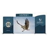 20ft Osprey C Waveline Media Display | Single-Sided Tension Fabric Exhibit