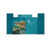 20ft Reef C Waveline Media Display | Single-Sided Tension Fabric Exhibit