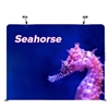 10ft Seahorse A Waveline Media Display | Double-Sided Tension Fabric Booth