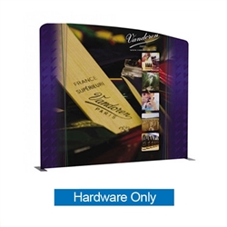 113in x 101in Panel B Waveline Media Frame | Backwall Hardware Only