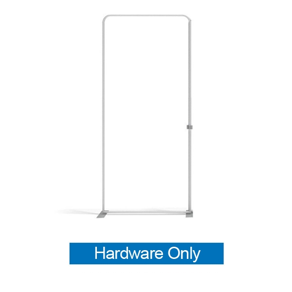 57in x 129in Panel I Waveline Media Frame | Backwall Hardware Only
