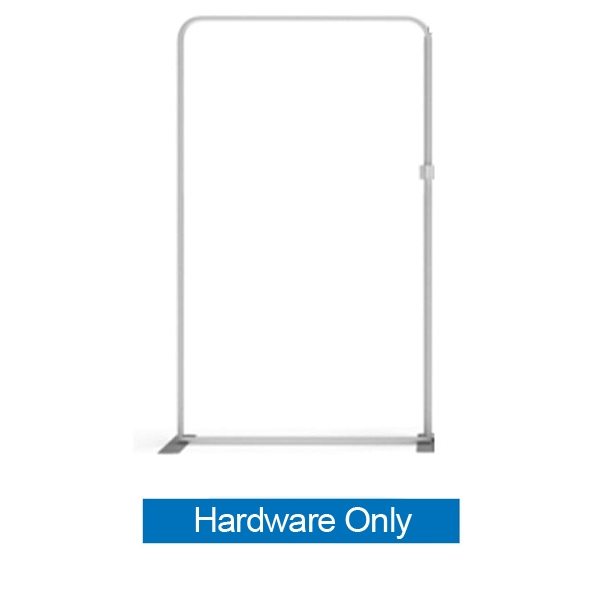 57in x 96in Panel K Waveline Media Frame | Backwall Hardware Only