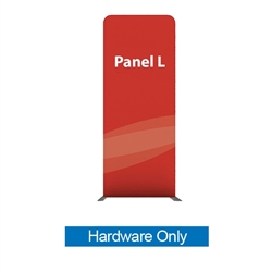 79in x 129in Panel L Waveline Media Frame | Backwall Hardware Only