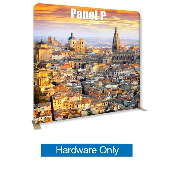 96in x 89in Panel P Waveline Media Frame | Backwall Hardware Only