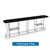 9.5ft Wide Waveline InfoDesk Trade Show Counter - Kit 04F | Hardware Only
