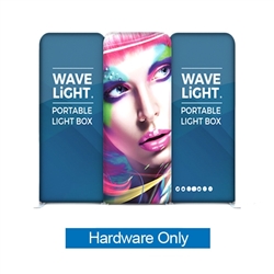 WaveLight backlit displays, the thinnest profile backlit display frames in the trade show & exhibit market, these LED backlit displays will impress. Elevate your brand & draw attention to your trade show booth!