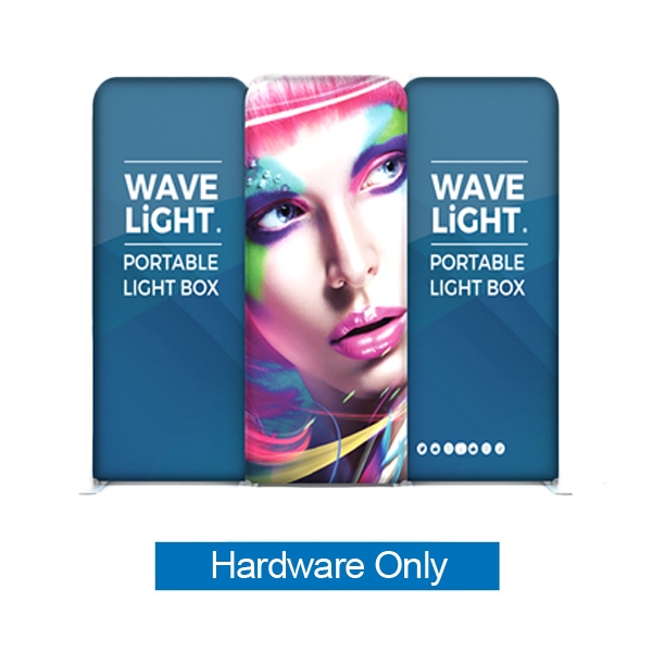 WaveLight backlit displays, the thinnest profile backlit display frames in the trade show & exhibit market, these LED backlit displays will impress. Elevate your brand & draw attention to your trade show booth!