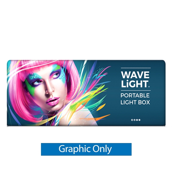 WaveLight backlit displays graphic Only, the thinnest profile backlit display frames in the trade show & exhibit market, these LED backlit displays will impress. Elevate your brand & draw attention to your trade show booth!