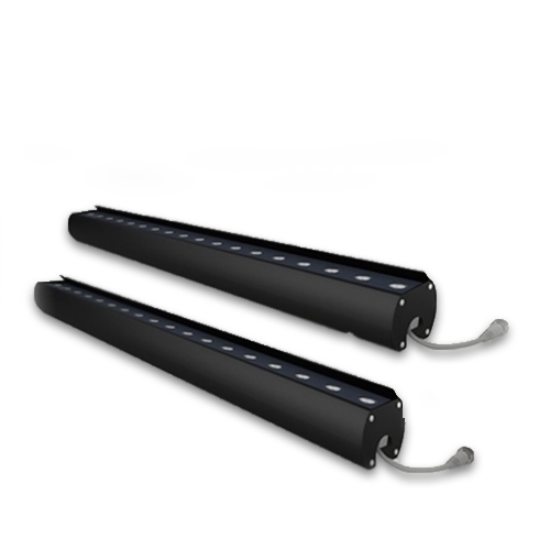 AuraScape RGB Light Bar (Set of 2). The Makitso AuraScape LED RGB Light Bars used with fabric displays can create a magnetic effect that draws people in.