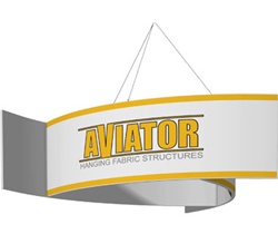 Aviator Pinwheel 10ft x 36in Hanging Tension Fabric Structures