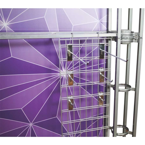 36in Orbital Express Truss Wire Rack. Orbital Express Truss Merchandising Wire Rack add functionality and options to any Orbital Truss kit. Accessories panels are an a la carte add on option for 10ft, 20ft and island Orbital kits.