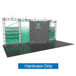 10ft x 20ft Felix Orbital Express Trade Show Truss Display Hardware Only is a complete truss exhibit, professionally designed to fit a 10ft ï¿½ 20ft trade show booth space. Orbital truss displays are most popular trade show displays