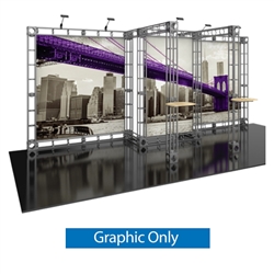 10ft x 20ft Polaris Orbital Express Truss Replacement Fabric Graphics. Create a beautiful trade show display that's quick and easy to set up without any tools with the 10x10 Polaris Truss Display. Truss displays are the most impactful exhibits