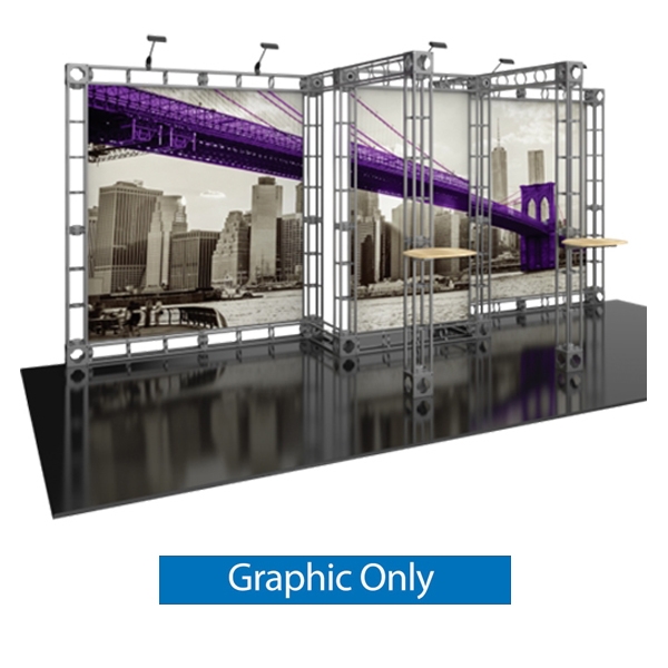 10ft x 20ft Polaris Orbital Express Truss Replacement Fabric Graphics. Create a beautiful trade show display that's quick and easy to set up without any tools with the 10x10 Polaris Truss Display. Truss displays are the most impactful exhibits