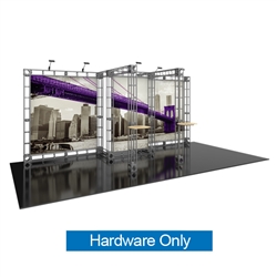 10ft x 20ft Inline Saturn Orbital Express Trade Show Truss Display  Hardware Only is a complete truss exhibit, professionally designed to fit a 10ft ï¿½ 20ft trade show booth space. Orbital truss displays are most popular trade show displays