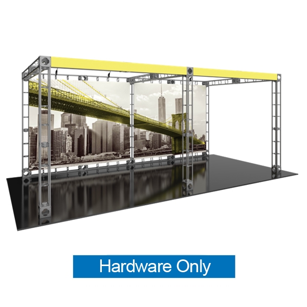 10ft x 20ft Luna-2 Orbital Express Trade Show Truss Display Hardware Only is a complete truss exhibit, professionally designed to fit a 10ft ï¿½ 20ft trade show booth space. Orbital truss displays are most popular trade show displays