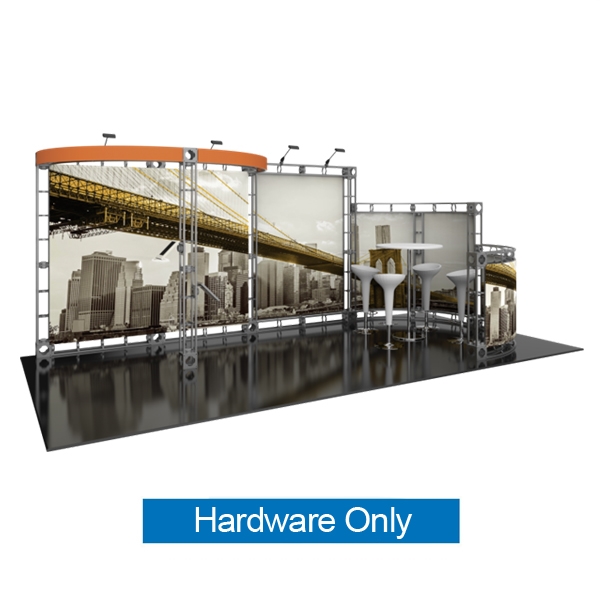 10ft x 20ft Epsilon Orbital Express Trade Show Truss Display Hardware Only is a complete truss exhibit, professionally designed to fit a 10ft ï¿½ 20ft trade show booth space. Orbital truss displays are most popular trade show displays