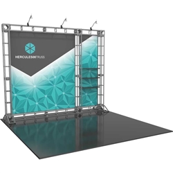 10ft Hercules 08 Orbital Express Truss Back Wall Kit (Fabric Graphics). Truss is the next generation in dynamic trade show structure. Easy to assemble, exhibit and trade show display truss system designs can be used for structure or decorative.