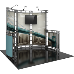 10ft x 10ft Metis Orbital Express Trade Show Truss Display Booth Hardware Only is a strong, professional, ultra-slick and stylish truss booth exhibit. Orbital Express Truss will give your next tradeshow the amazing look of a full custom exhibit.