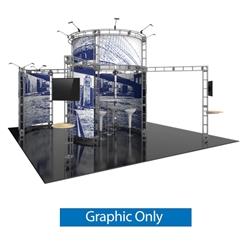 20ft x 20ft Atlas Orion Express Truss Display Replacement Fabric Graphic. Create a beautiful custom trade show display that's quick and easy to set up without any tools with the 10ft x 20ft Atlas Orion Express Truss trade show exhibit.