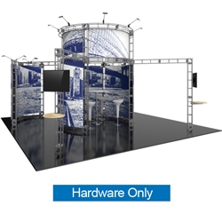 20ft x 20ft Island Atlas Orbital Express Truss Display Hardware Only is the next generation in dynamic trade show exhibits. Onyx Orbital Express Truss Kit is a premium trade show display is designed to be used in a 20ft x 20ft exhibit space