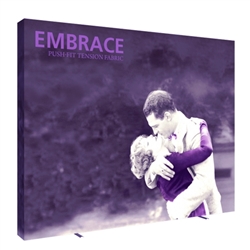12ft x 10ft Embrace Extra Tall Push-Fit Tension Fabric Display with Full Fitted Graphic. Portable tabletop displays and exhibits. Several different styles are available, including pop up frames with stretch fabric or fold up panels with custom graphics.