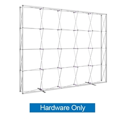 12ft x 10ft Embrace Extra Tall Push-Fit Tension Fabric Display Hardware Only. Portable tabletop displays and exhibits. Several different styles are available, including pop up frames with stretch fabric or fold up panels with custom graphics.