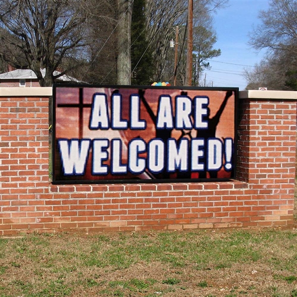 78in x 40in Full Color LED Sign