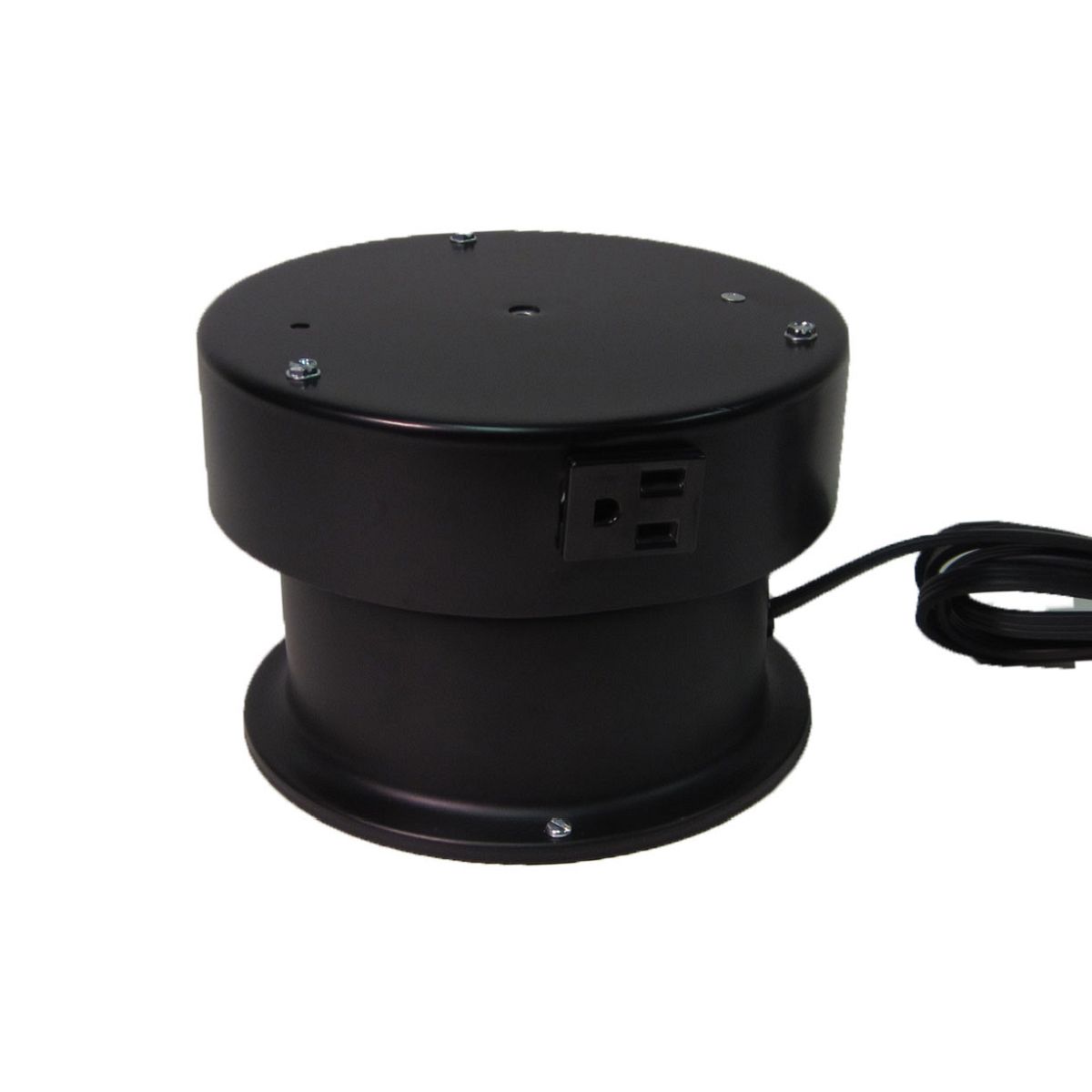 Display Turntable w/ Outlet for Trades Shows, Retail, Photography, and More  - 25 lbs Capacity