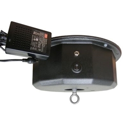 This rotating ceiling motor for hanging displays ships in one day and is ready to use out of the box.  Comes standard with clockwise rotation at 1.0, 1.3, 2.0 or 2.6 RPM and 200 lb Capacity. Get your display noticed with motion!