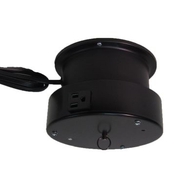 This rotating ceiling motor for hanging displays ships in one day and is ready to use out of the box.  Comes standard with rotating 8 amp outlet, clockwise rotation at 3 RPM and 15 lb Capacity.  Get your display noticed with motion!