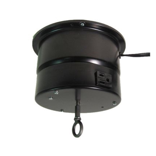 This rotating ceiling motor for hanging displays ships in one day and is ready to use out of the box.  Comes standard with rotating 8 amp outlet, clockwise rotation at 2 RPM and 40 lb Capacity.  Get your display noticed with motion!