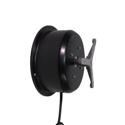 This wall mounted rotating display turntable ships in one day and is ready to use out of the box.  Comes standard with clockwise rotation at 2 RPM and 20 lb Capacity. Get your display noticed with motion!