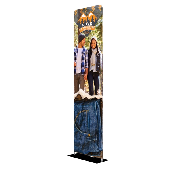 24in x 90in EZ Extend Tension Fabric Banner Stand | Double-Sided | One-Choice