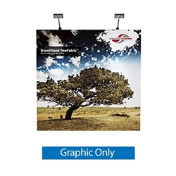 5ft x 5ft OneFabric Eco-Friendly Pop-up Display (Graphic Only w/ Endcaps)