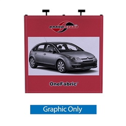 5ft x 5ft OneFabric Eco-Friendly Pop-up Display (Graphic Only w/o Endcaps)