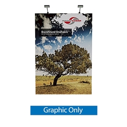 5ft x 8ft OneFabric Eco-Friendly Pop-up Display (Graphic Only w/ Endcaps)