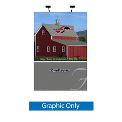 5ft x 8ft OneFabric Eco-Friendly Pop-up Display (Graphic Only w/o Endcaps)