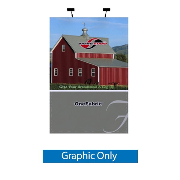 5ft x 8ft OneFabric Eco-Friendly Pop-up Display (Graphic Only w/o Endcaps)