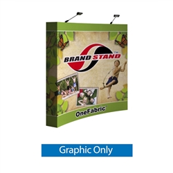 8ft x 8ft OneFabric Curved Eco-Friendly Pop-up Display (Graphic Only)