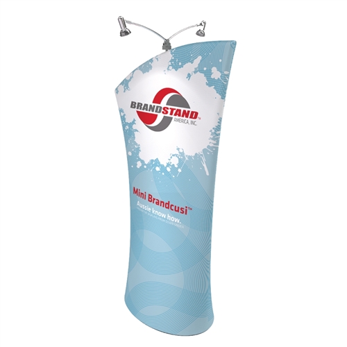 Brandcusi Mini Angled 3d Fabric Banner Stand