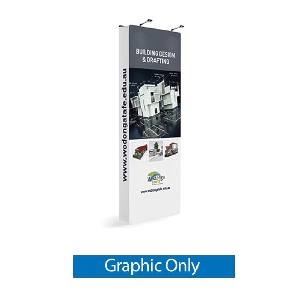 Bombora are tall free standing double sided graphic displays. The double sided graphics allow you to place it in almost any indoor location for maximum exposure - use in a wide variety of locations: Exhibition halls, shopping malls, retail showrooms etc.