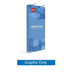 Bombora are tall free standing double sided graphic displays. The double sided graphics allow you to place it in almost any indoor location for maximum exposure - use in a wide variety of locations: Exhibition halls, shopping malls, retail showrooms etc.