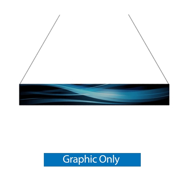 14ft x 2ft Double-Sided Flat Hanging Sign (Graphic Only) is a must have at your next trade show. This ceiling banner is printed on quality fabric. Available shapes hanging sign are round, flat, square, curved square, tapered square and triangle