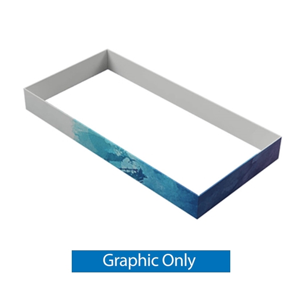 18ft x 2ft Single-Sided Rectangular Hanging Sign (Graphic Only) is a must have at your next trade show. This ceiling banner is printed on quality fabric. Available shapes hanging sign are round, flat, square, curved square, tapered square and triangle