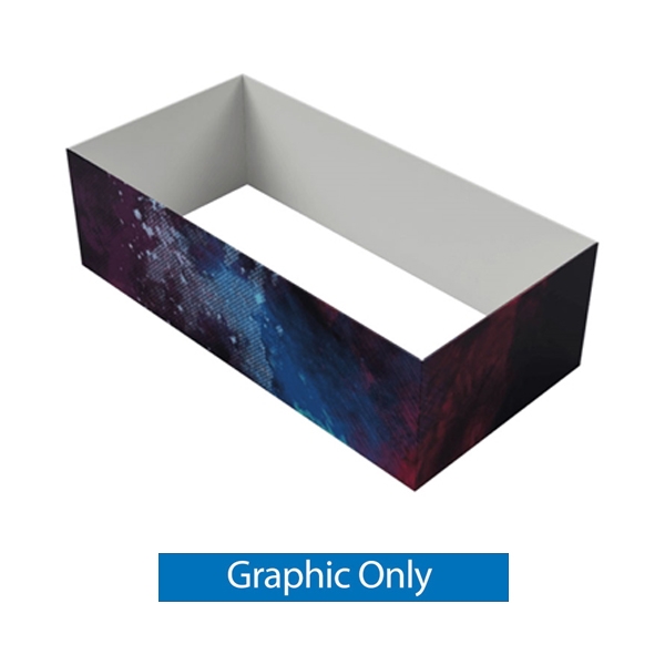 20ft x 6ft Single-Sided Rectangular Hanging Sign (Graphic Only) is a must have at your next trade show. This ceiling banner is printed on quality fabric. Available shapes hanging sign are round, flat, square, curved square, tapered square and triangle